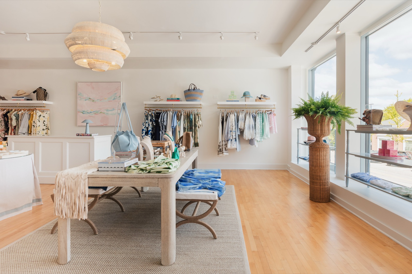 Inside the Winterfield boutique in Hinsdale